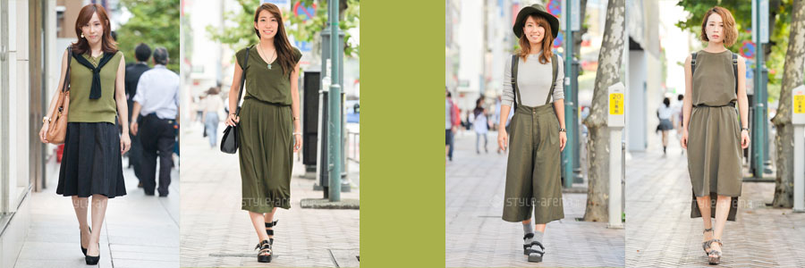 人気のカーキ オリーブ トレンド 東京のストリートファッション最新情報 スタイルアリーナ